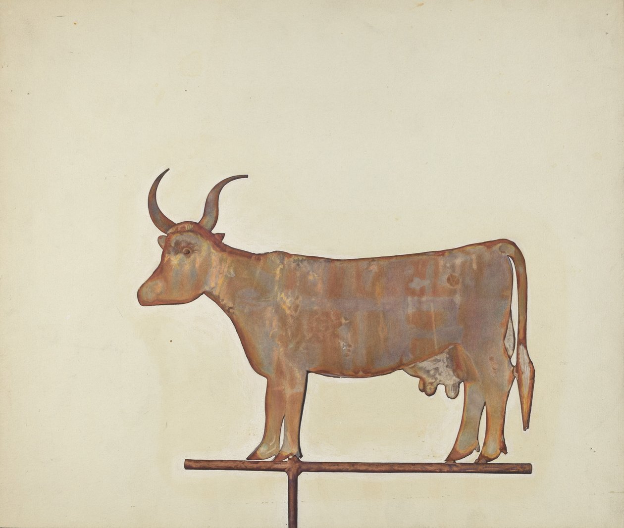 Veleta de vaca, c. 1938 de Wynna Wright