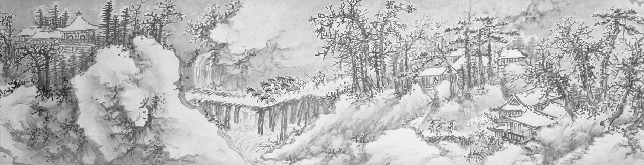 Paisaje de invierno de Xie Shichen