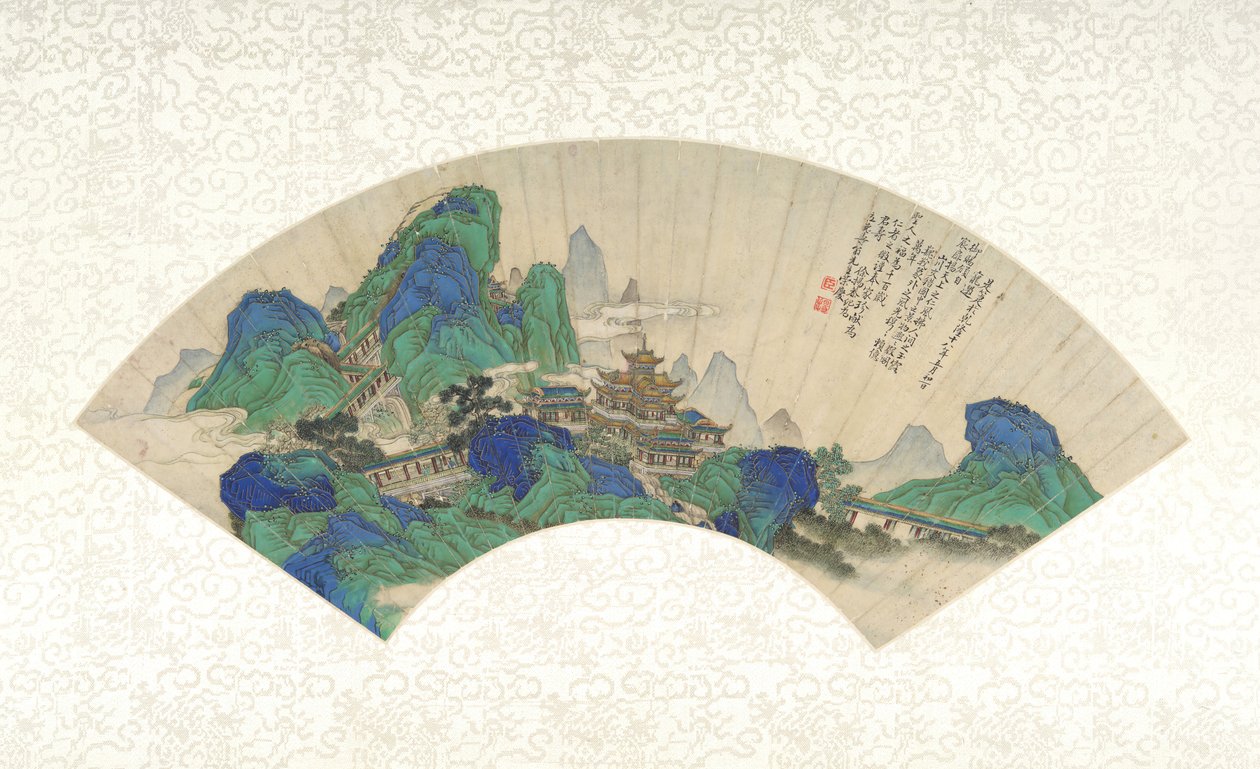 Palacios de los inmortales, fechado en 1753 de Xu Yang