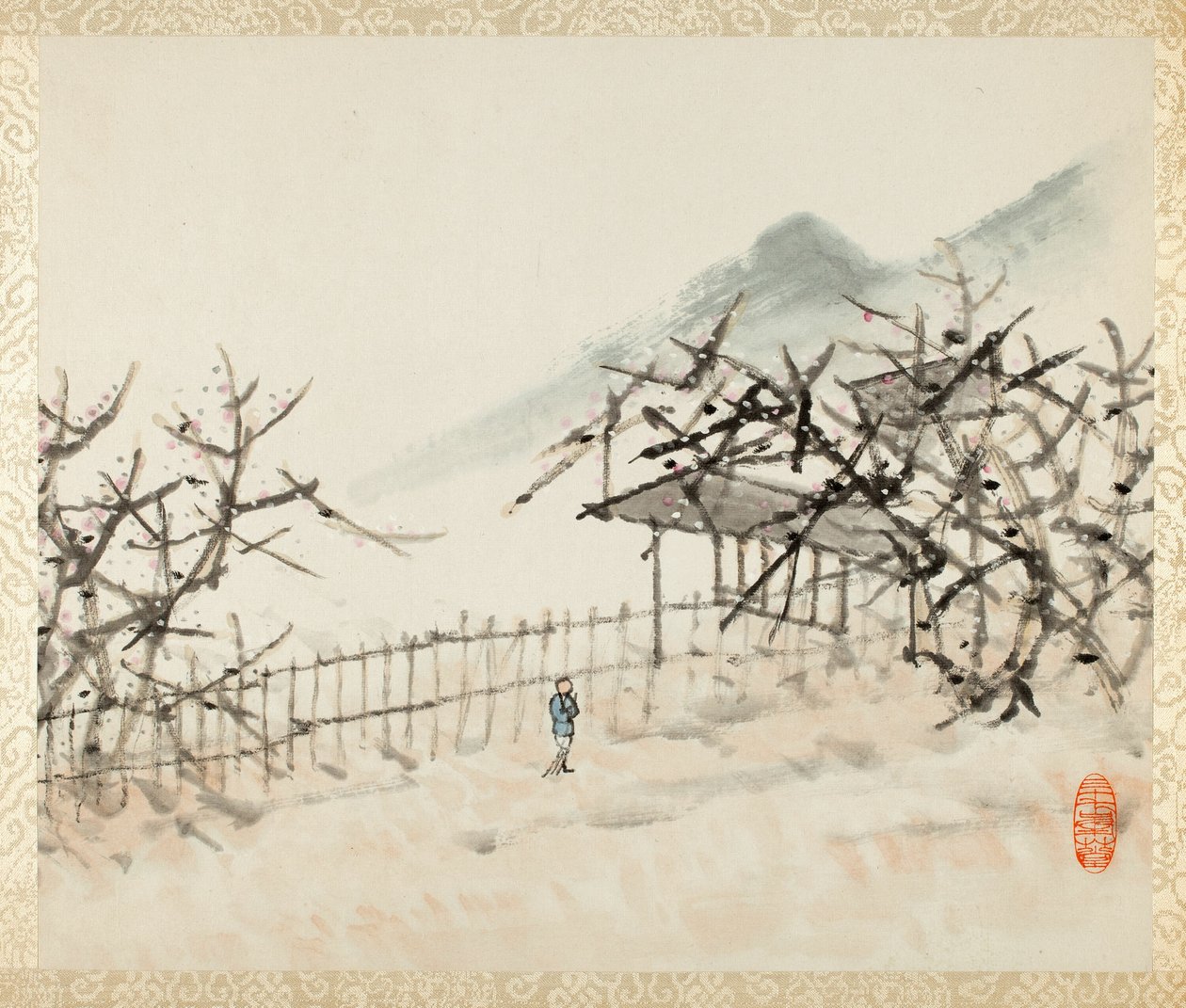 Paisajes para Liu Songfu 山水册页 de Xugu