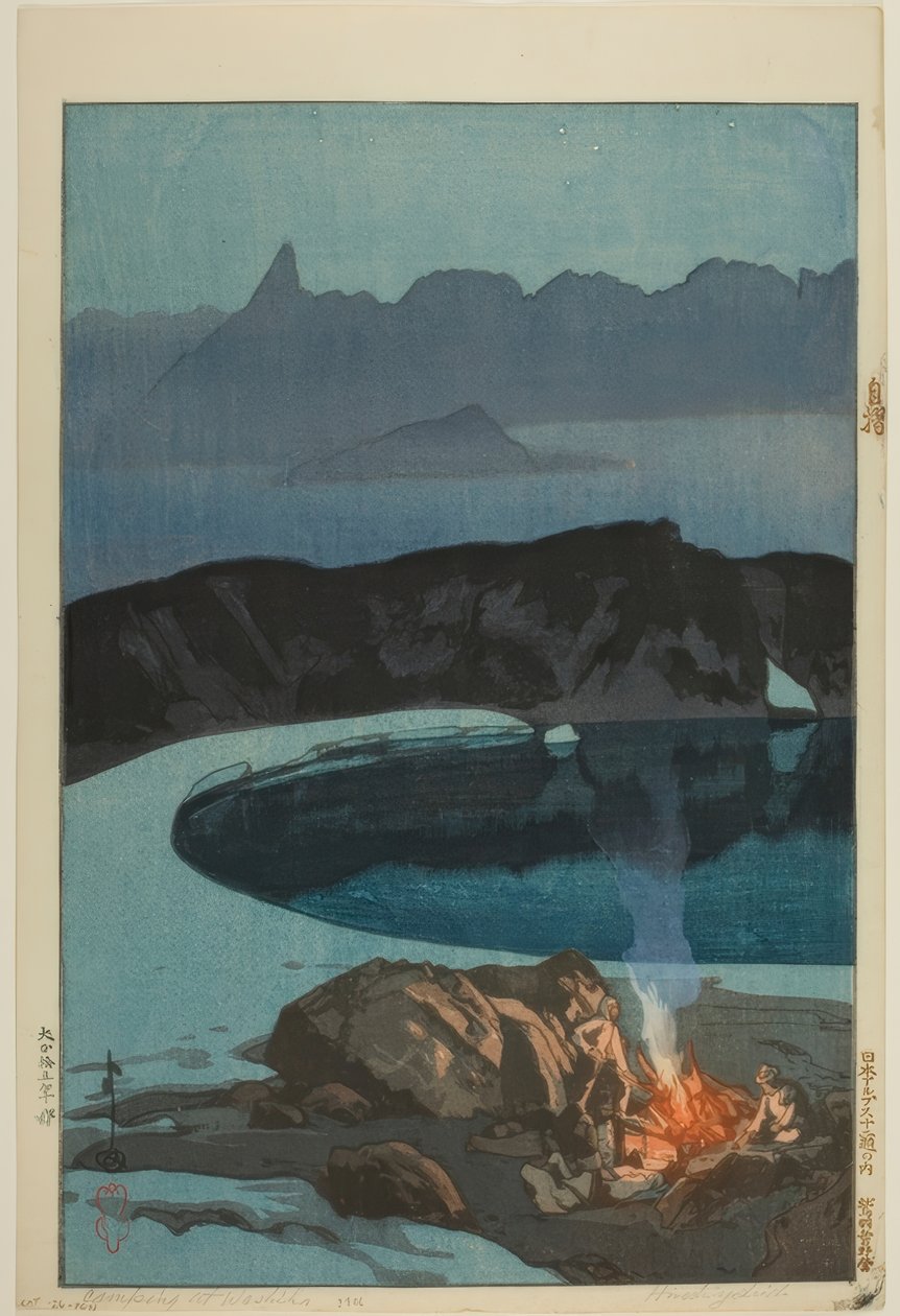 Acampando en Washibadake de Yoshida Hiroshi