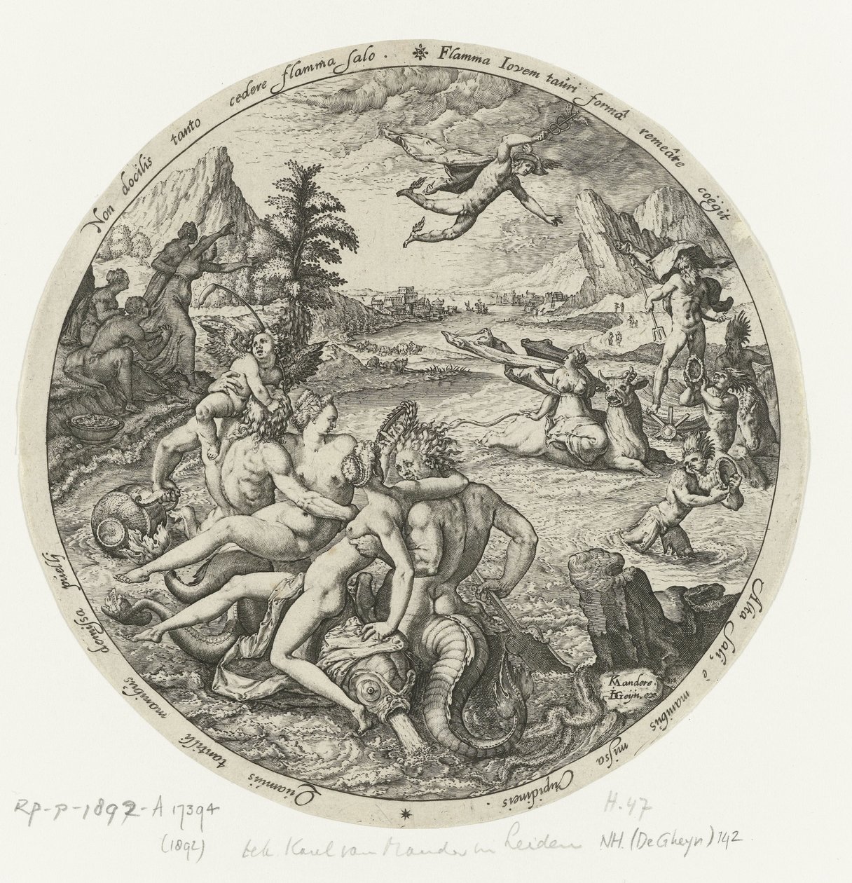El robo de Europa de Zacharias Dolendo (attributed to)
