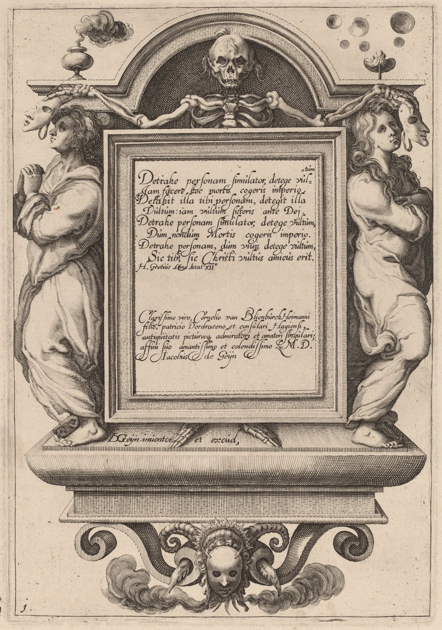 Página de título de Zacharias Dolendo after Jacques de Gheyn II