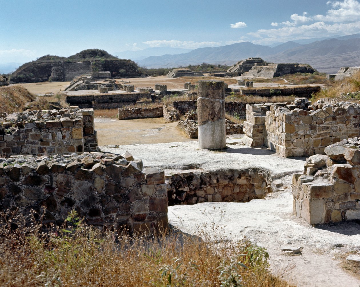 El templo del norte (500 a.C.-850 d.C.) de Zapotec Zapotec