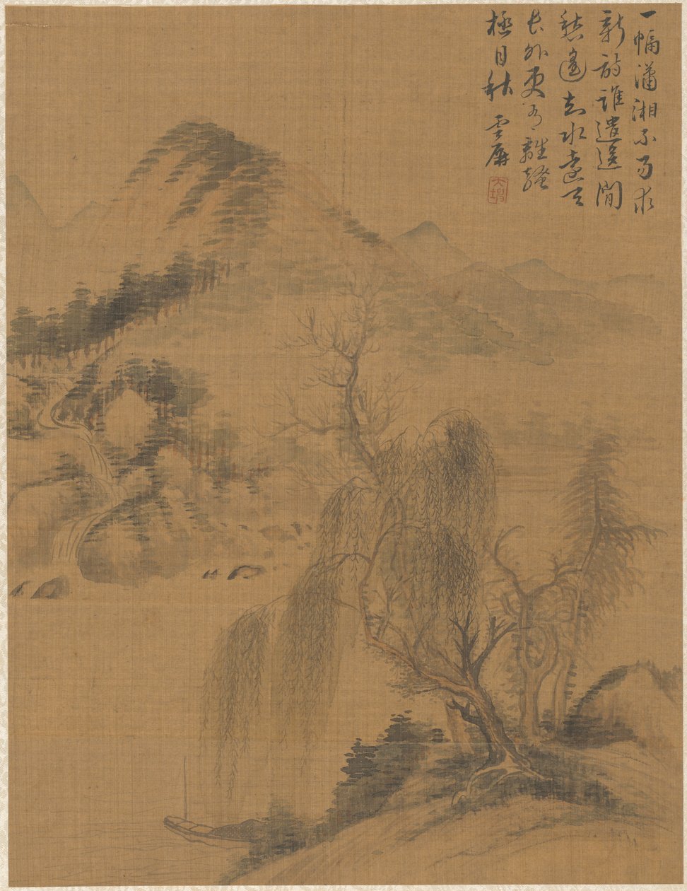 Paisaje, 1775 de Zhai Dakun
