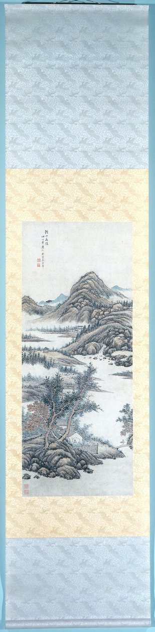 Ermitaño en las montañas de Zhu Henian