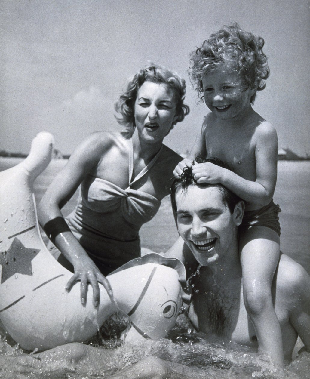 Happy Family at Seaside