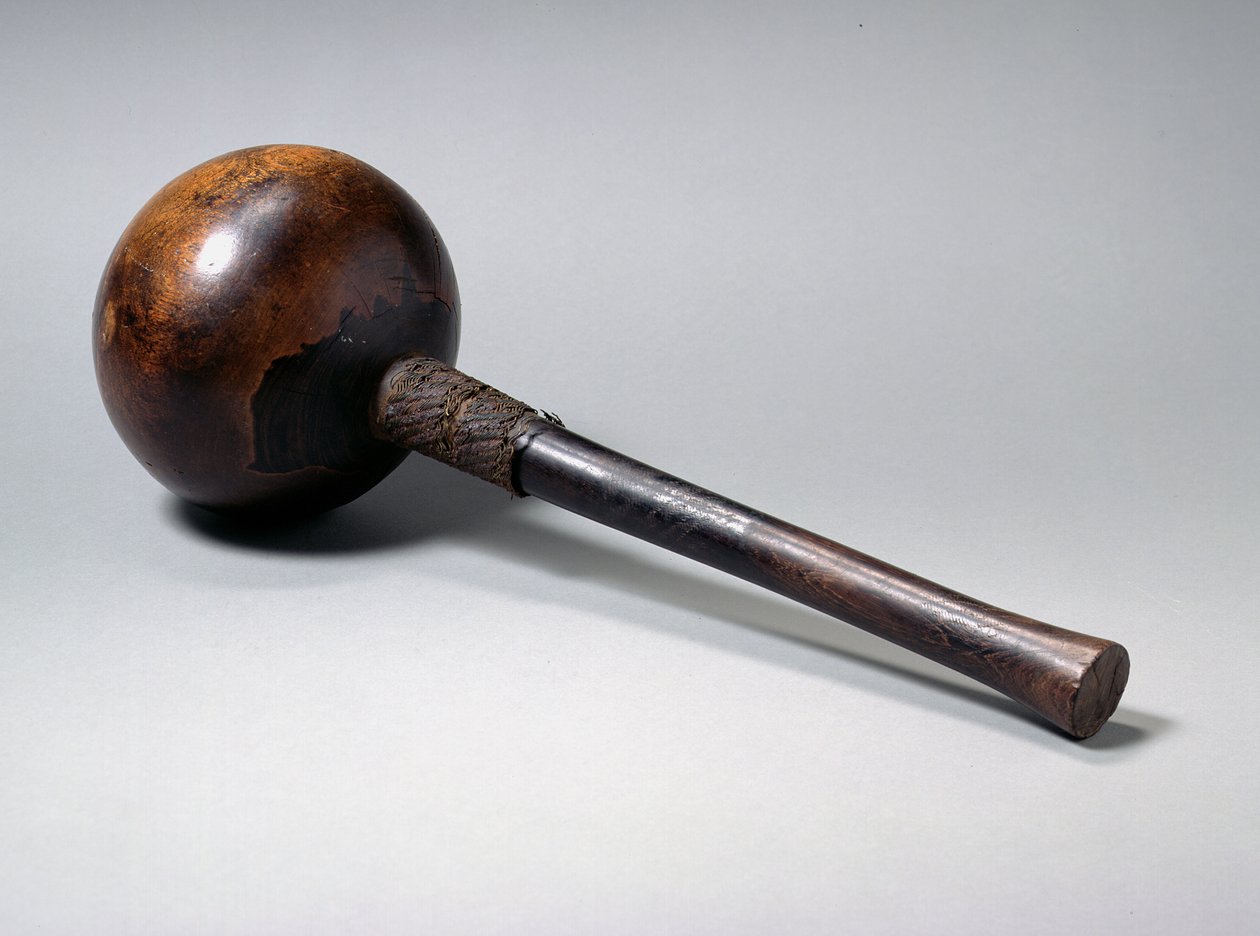 Knobkerrie con alambre (madera) de Zulu