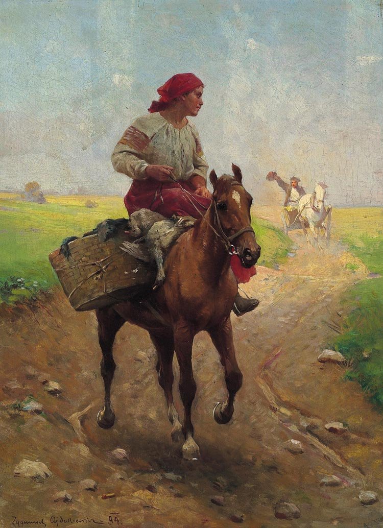 Con gansos en el mercado de Zygmunt Ajdukiewicz