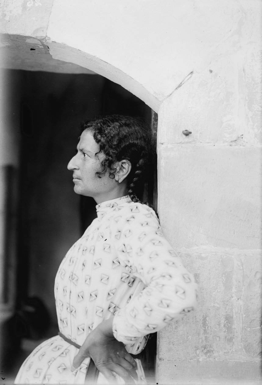 Una mujer samaritana de Nablus, c.1920 de . .