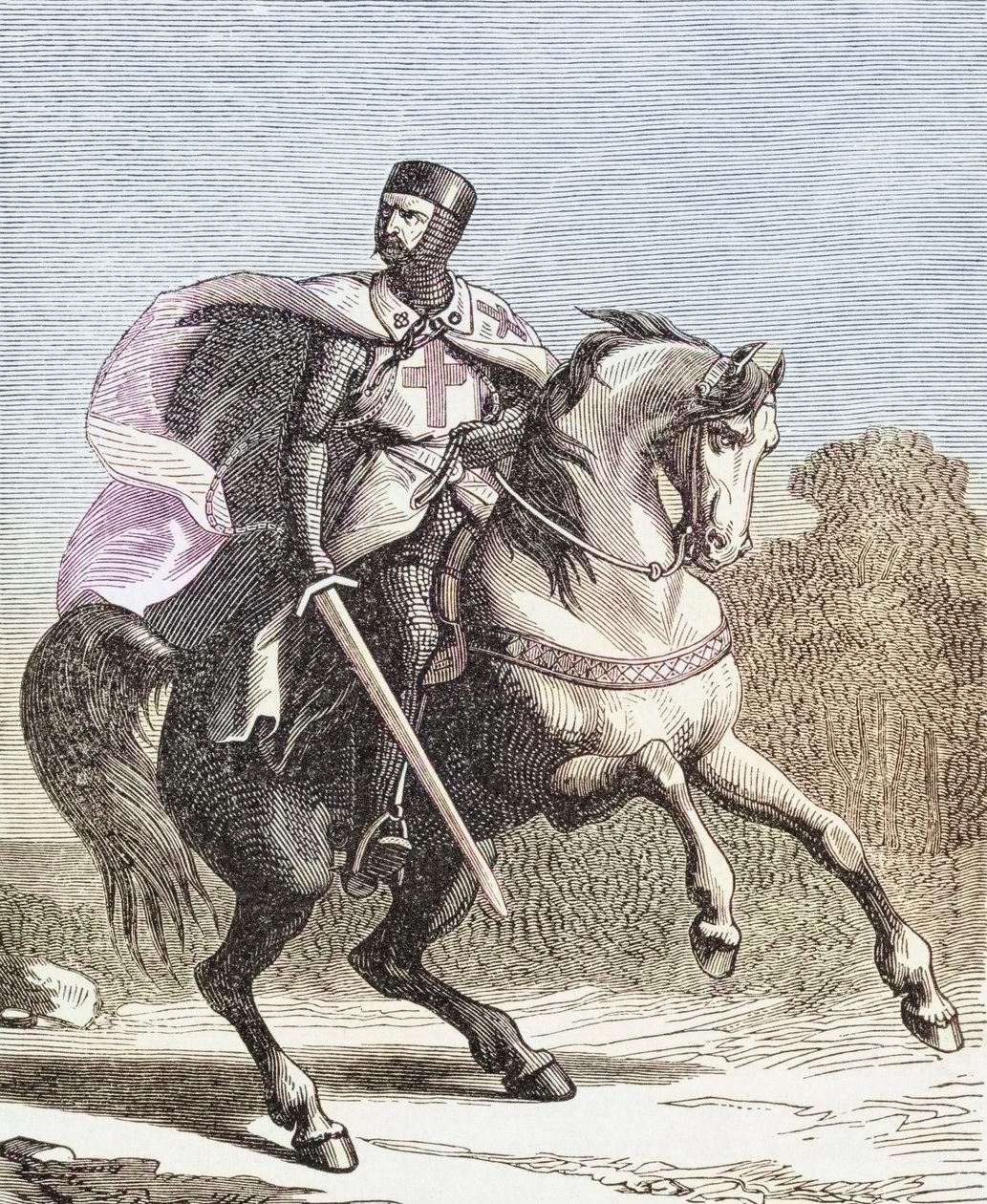 Un soldado de los Caballeros Templarios de . .