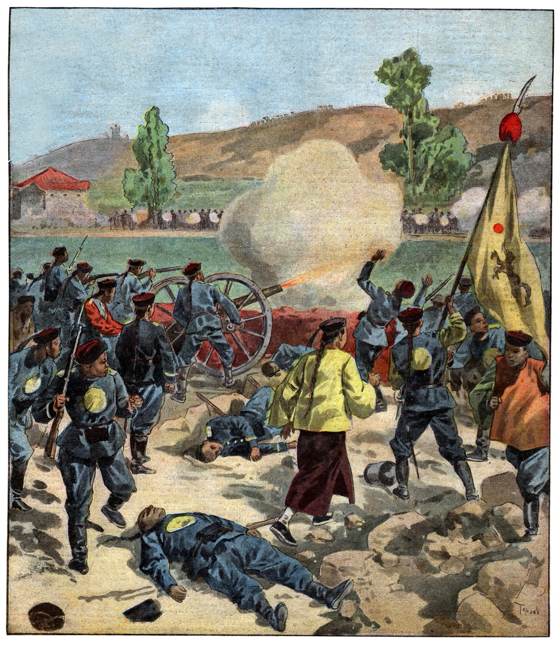 Batalla entre China y Rusia de . .