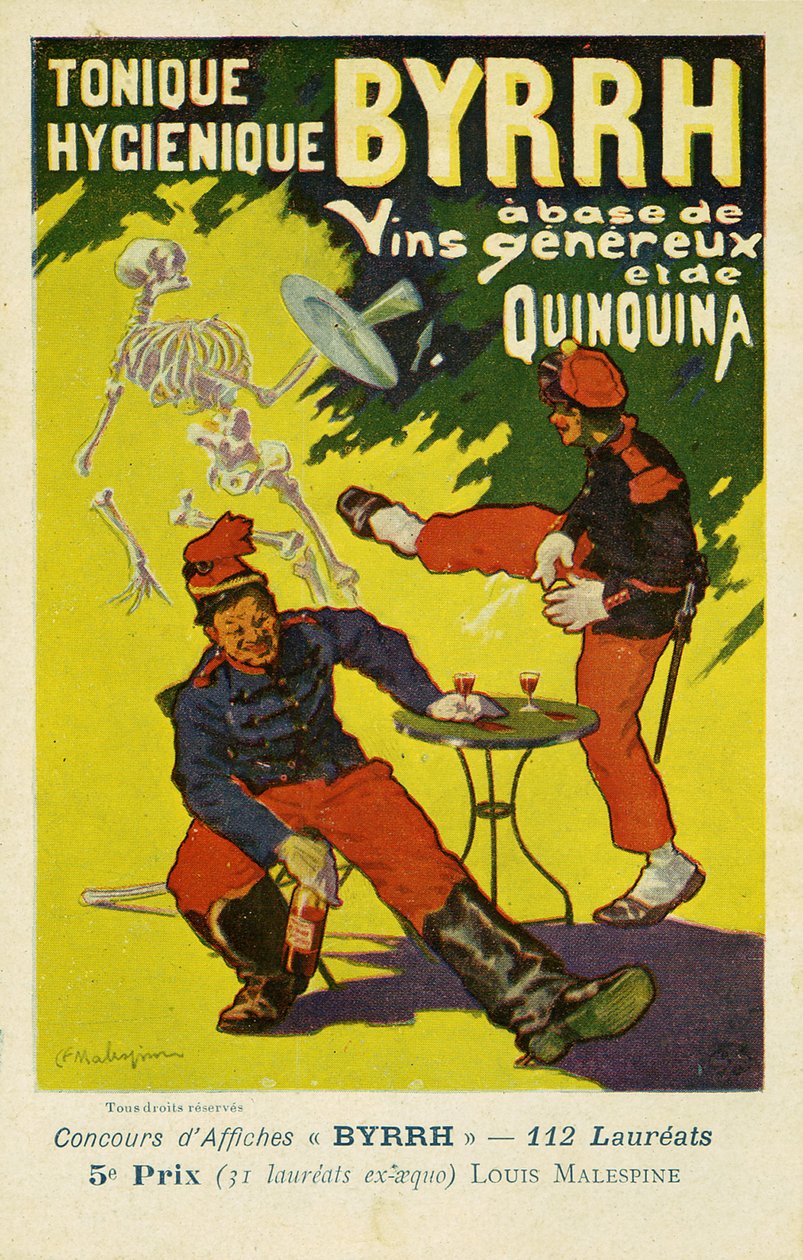 Byrrh Tónico Higiénico versus absenta, c. 1903 de Frederick (attr. to) Barnard