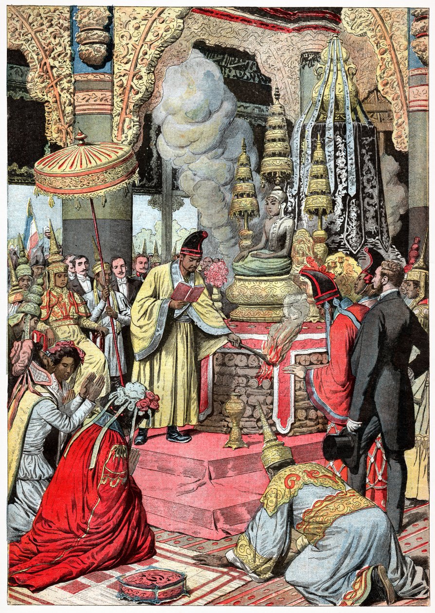 Muerte de Norodom I de . .
