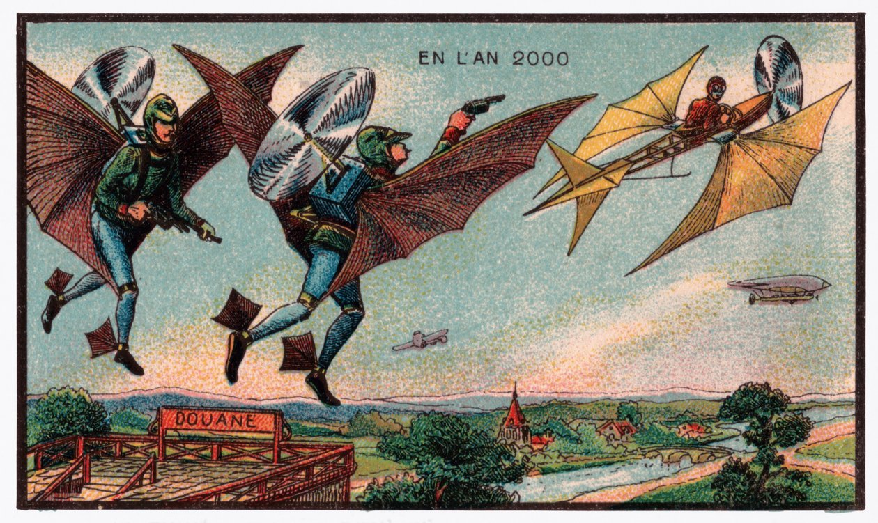 Aduaneros voladores, c.1910 de . .