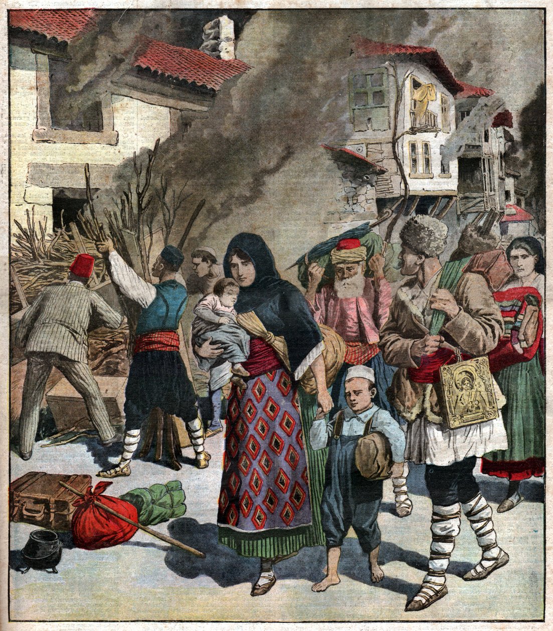 Guerra de los Balcanes de Ferdinand Georg Waldmuller