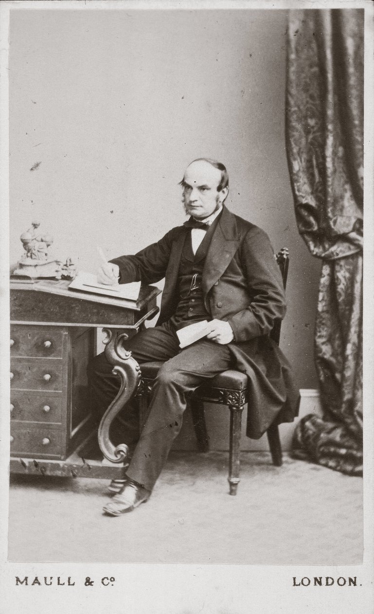 John Couch Adams, astrónomo inglés de Frederick (attr. to) Barnard