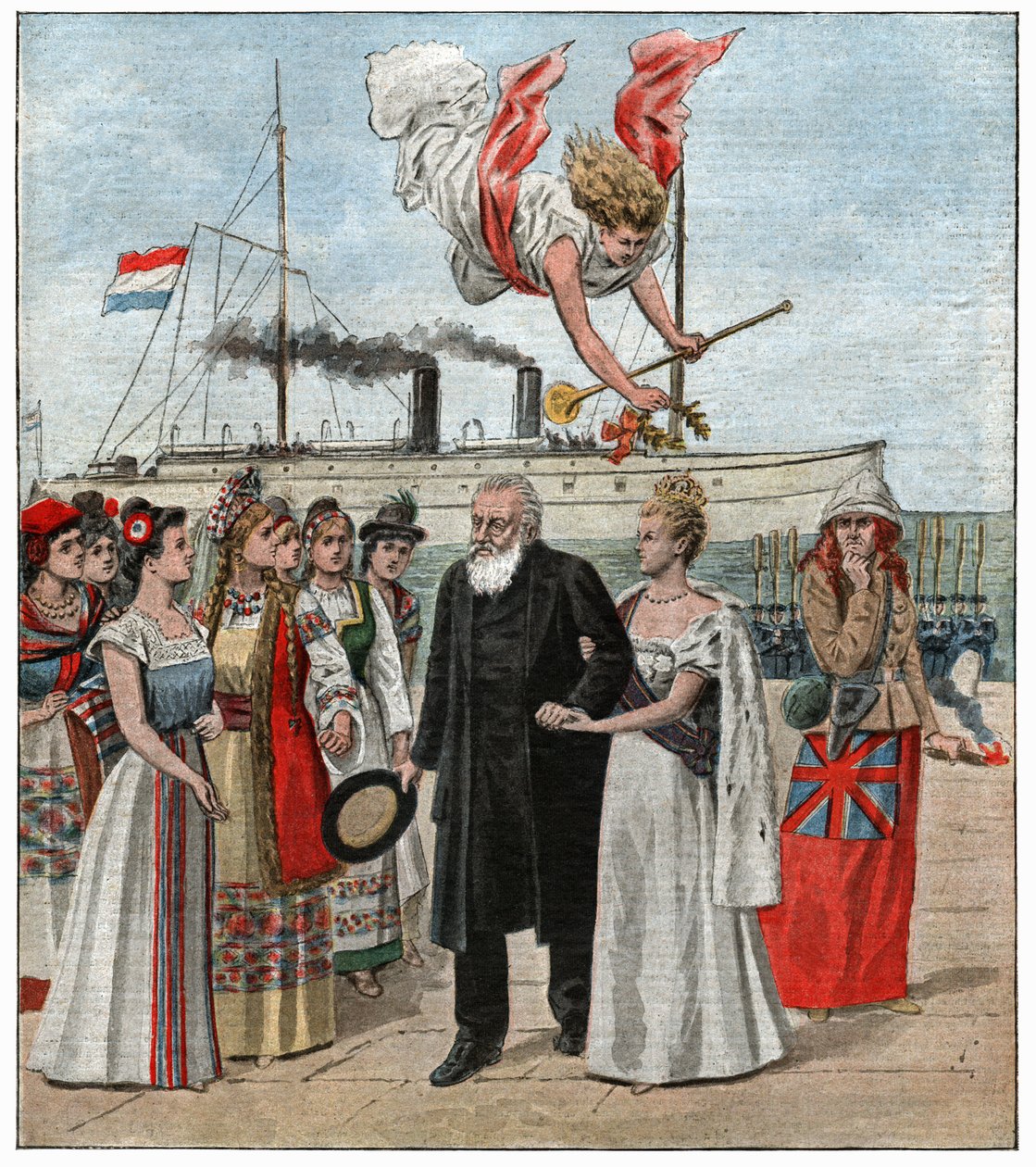 Paul Kruger en Europa de . .