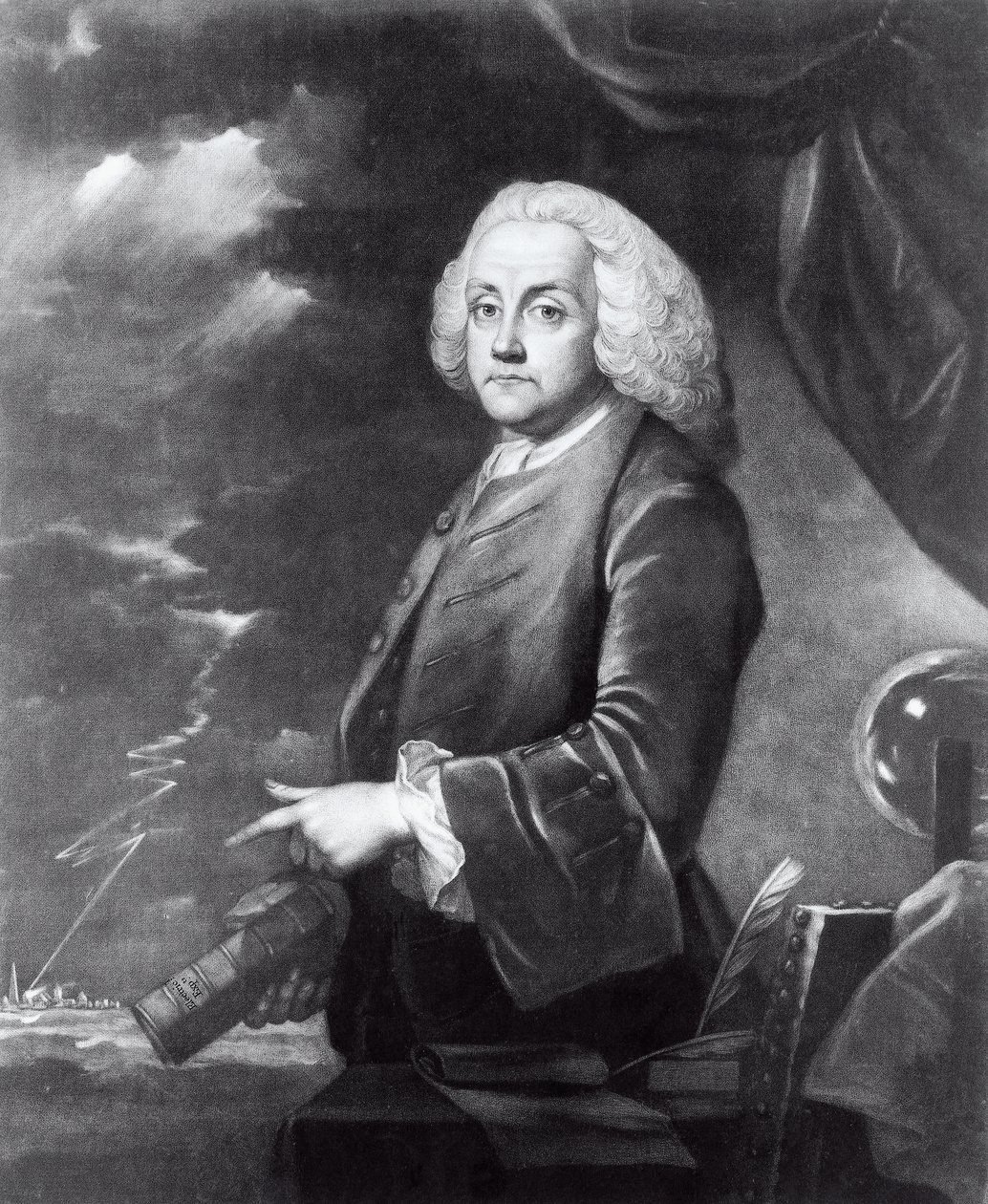 Retrato de Benjamin Franklin (1706-1790) de Georg Carl Heinrich Dollmann