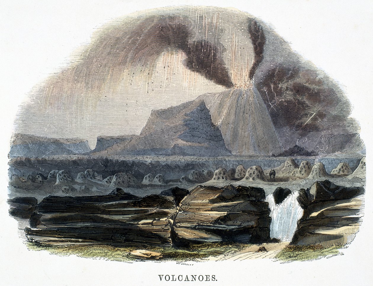 Volcanes de Frederick (attr. to) Barnard