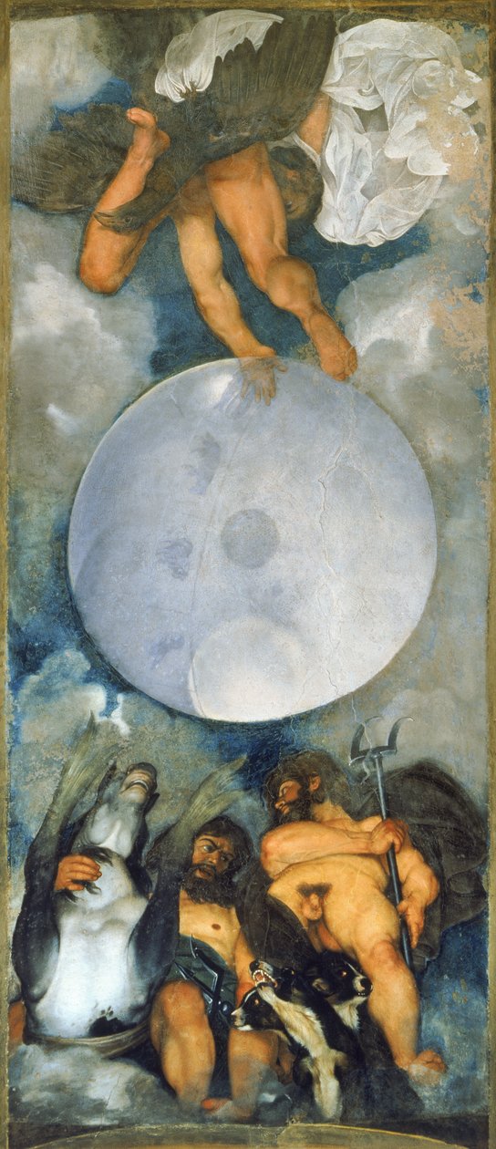 Júpiter, Neptuno y Plutón de Michelangelo Merisi da  Caravaggio