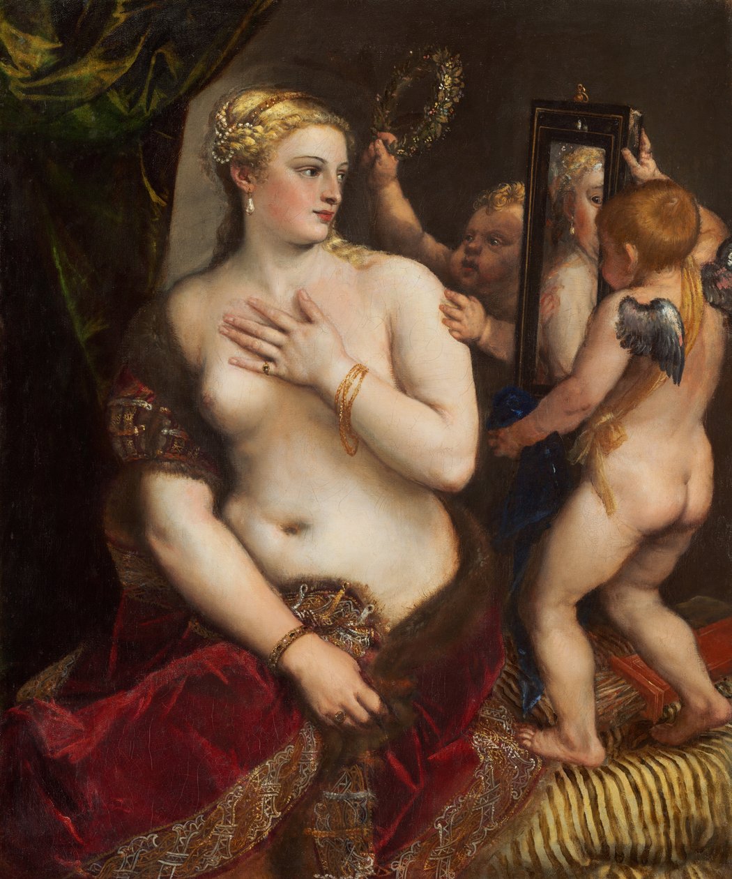 Venus con espejo de Titian