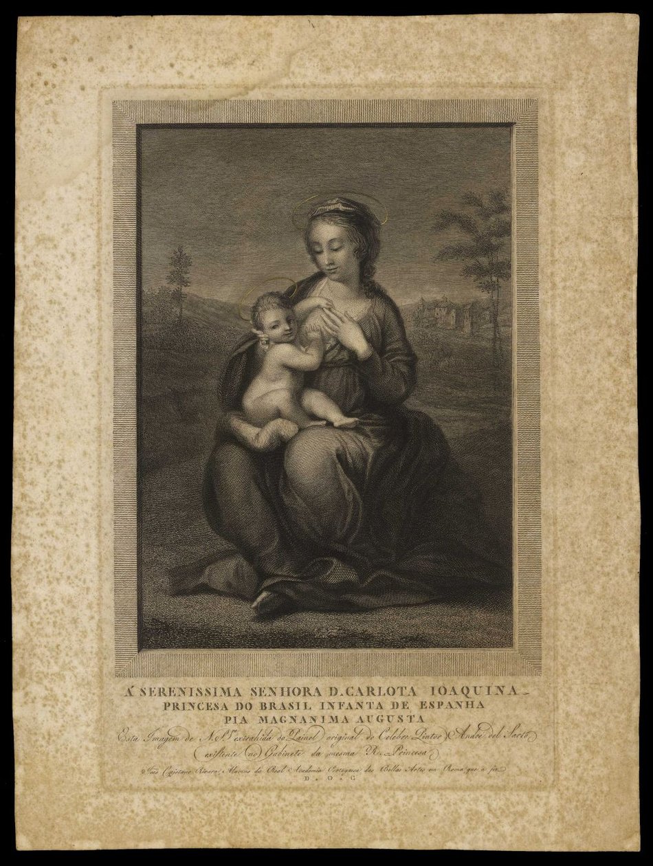 Madonna y el niño de Andrea del (after) Sarto