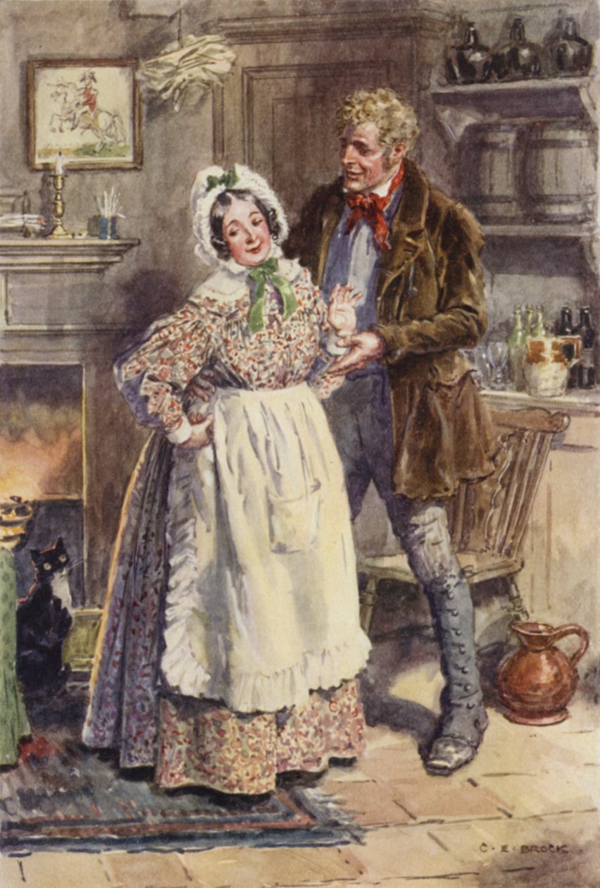 Ilustración para Martin Chuzzlewit de after Charles Edmund Brock