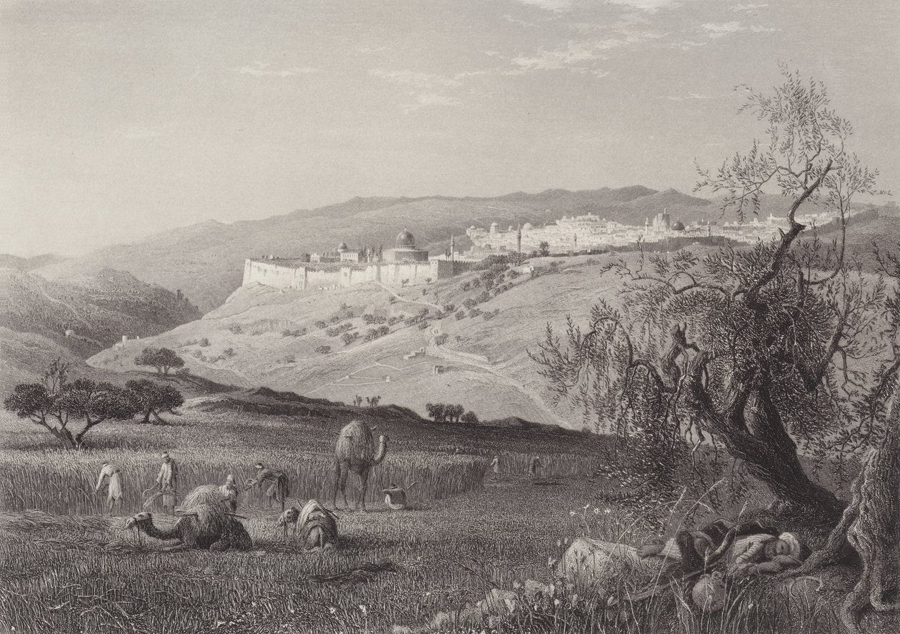 La ciudad de Jerusalén de after Harry Fenn