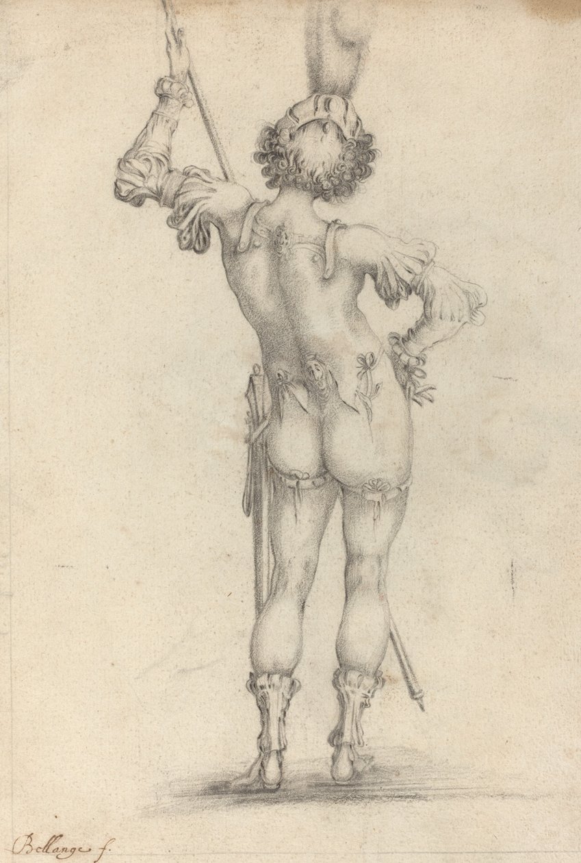 Figura de pie [recto] de after Jacques Bellange