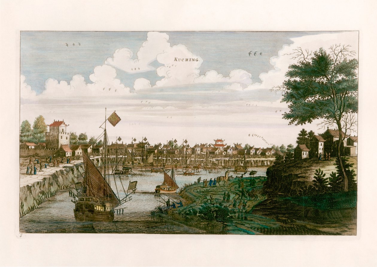 Kuching de after Johannes Nieuhof