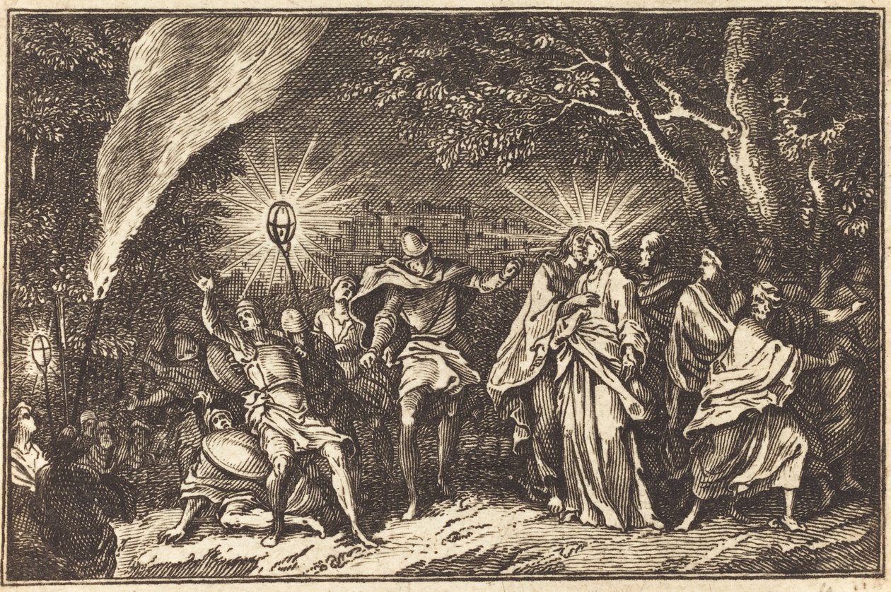 La traición de Judas de after Sébastien Le Clerc I
