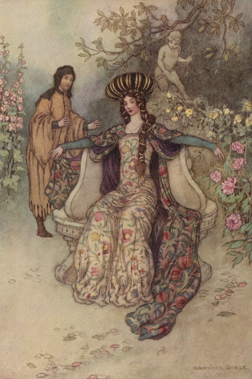 Geoffrey Chaucer, Poema de after Warwick Goble