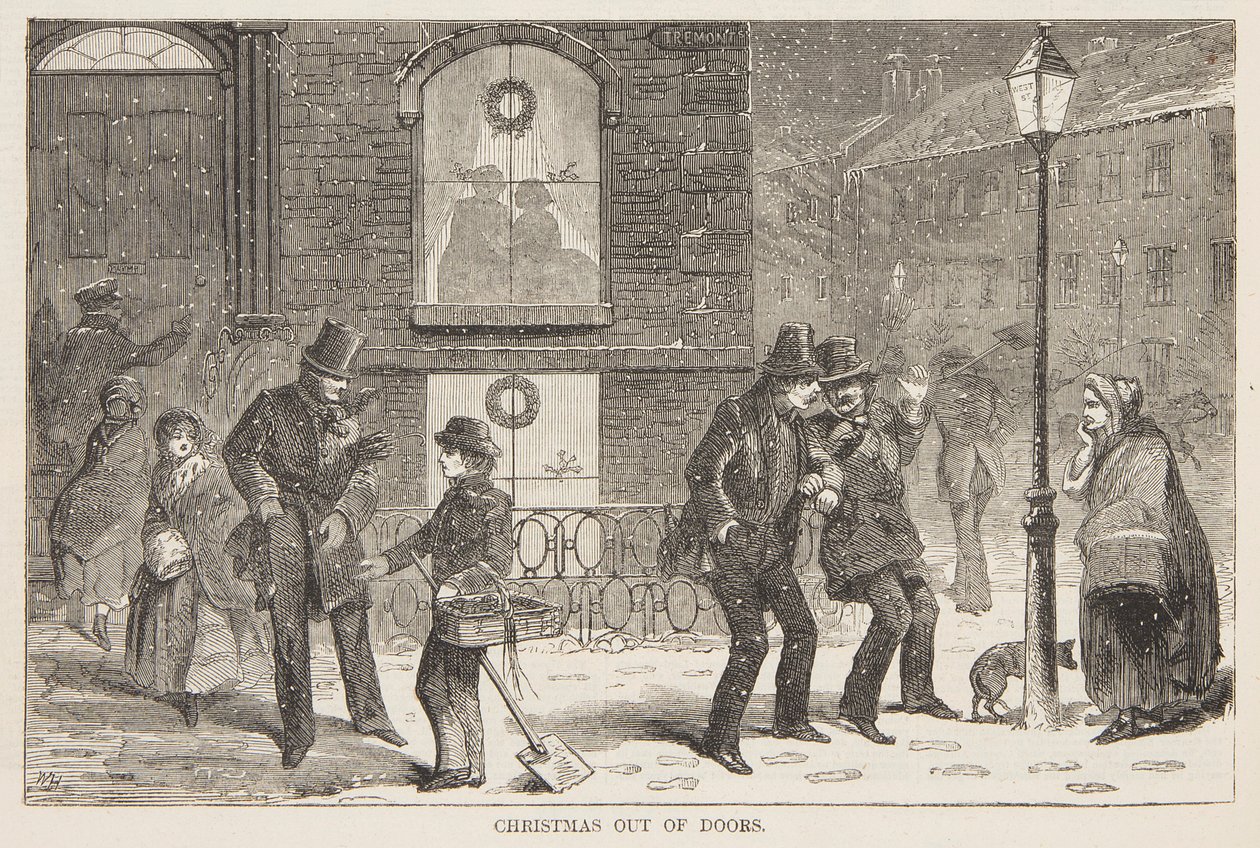 Navidad al Aire Libre de after Winslow Homer