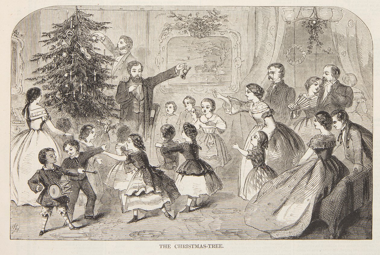 El árbol de Navidad de after Winslow Homer