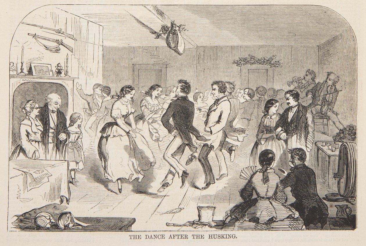 El Baile después del Desgrane de after Winslow Homer