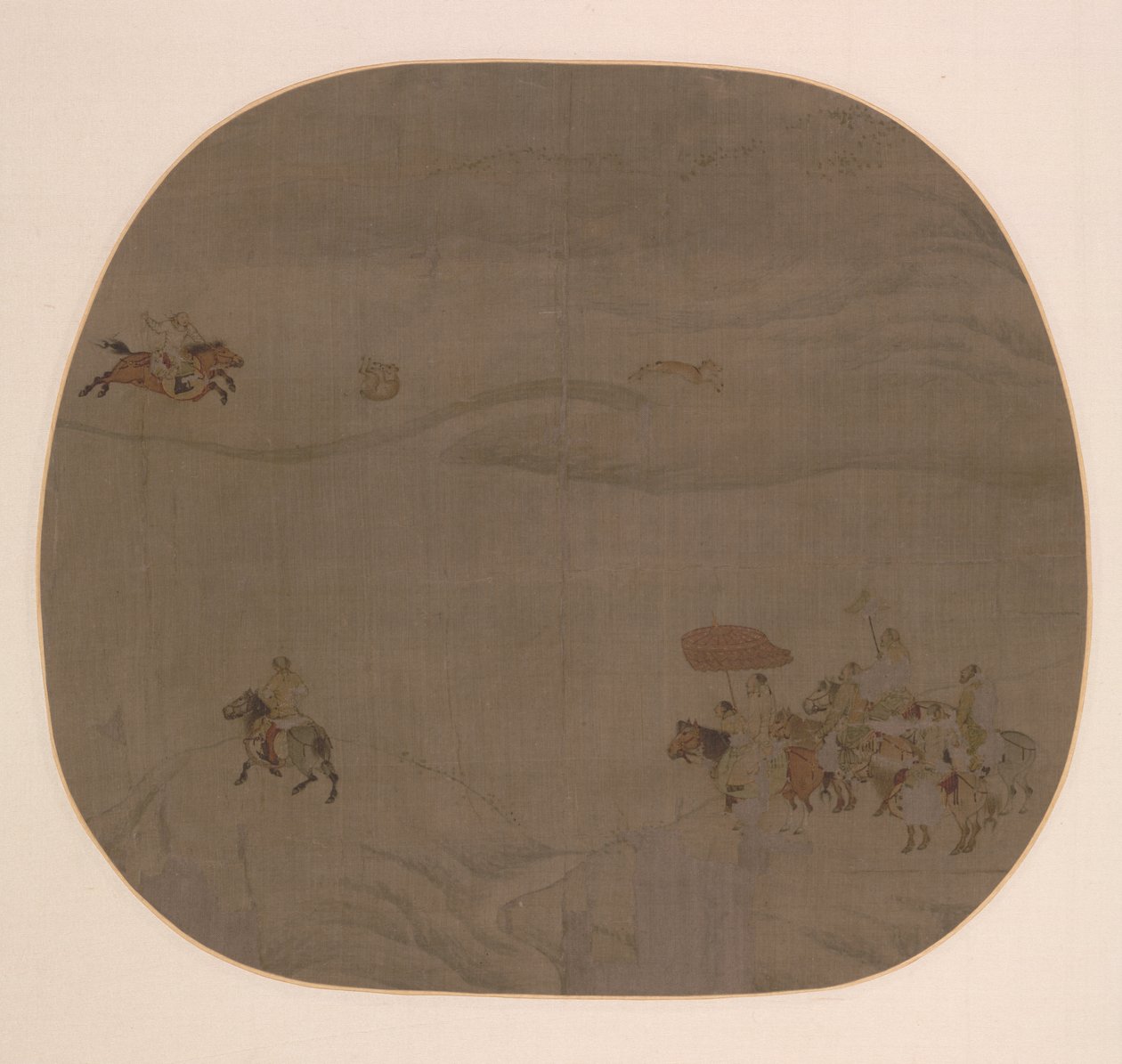 La caza de otoño de attributed to Chen Juzhong