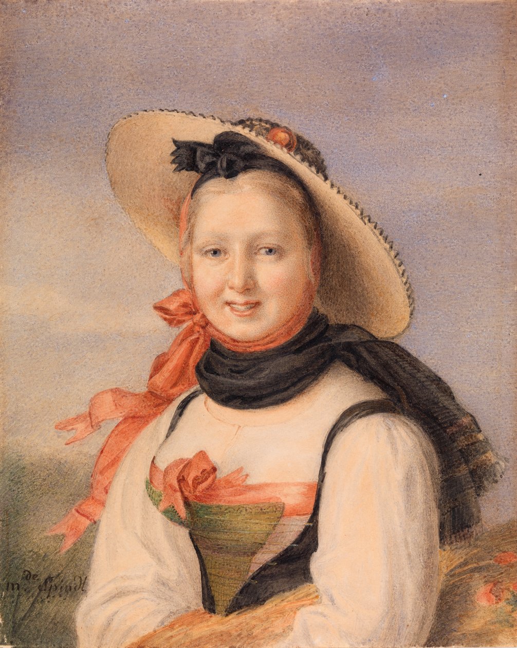 Retrato de una niña de de Spindt