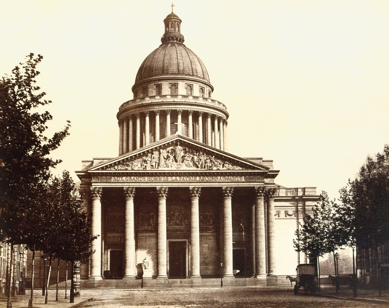 Panteón de París Medio de Edouard Denis Baldus