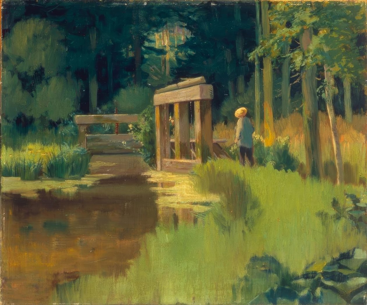 En un parque de Édouard Manet