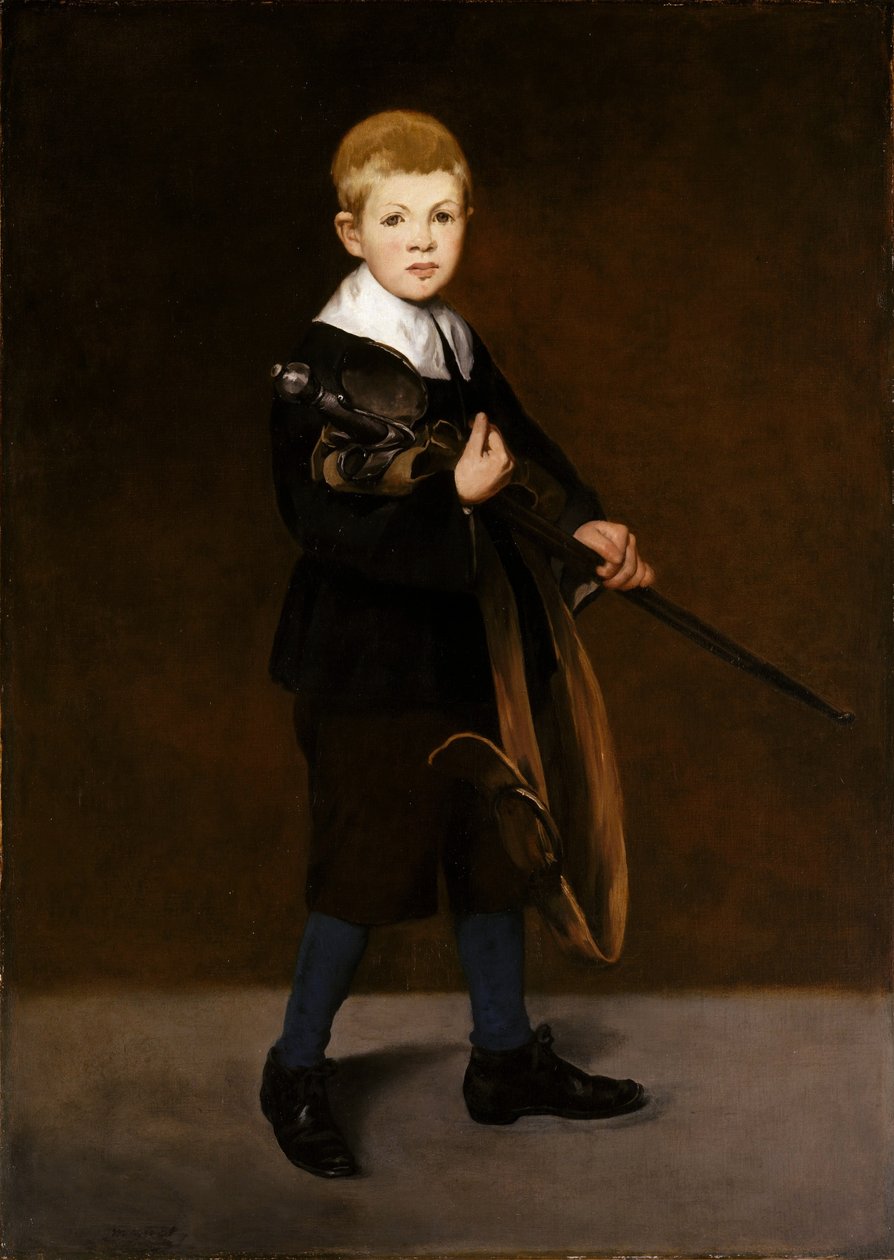 El niño con la espada de Édouard Manet