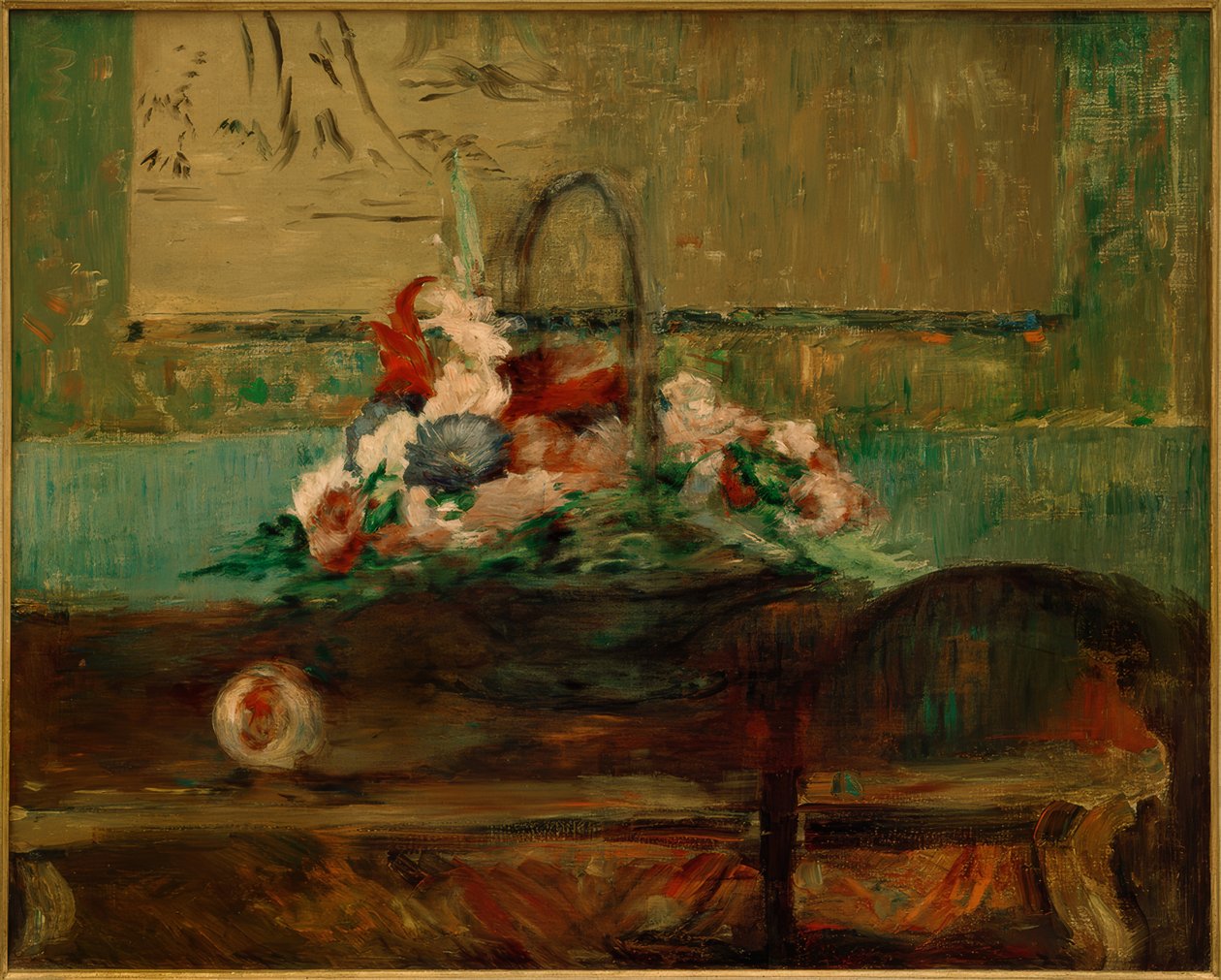 Cesta de flores de Édouard Manet