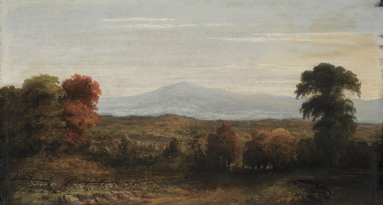 Paisaje de imitator of Jasper F. Cropsey