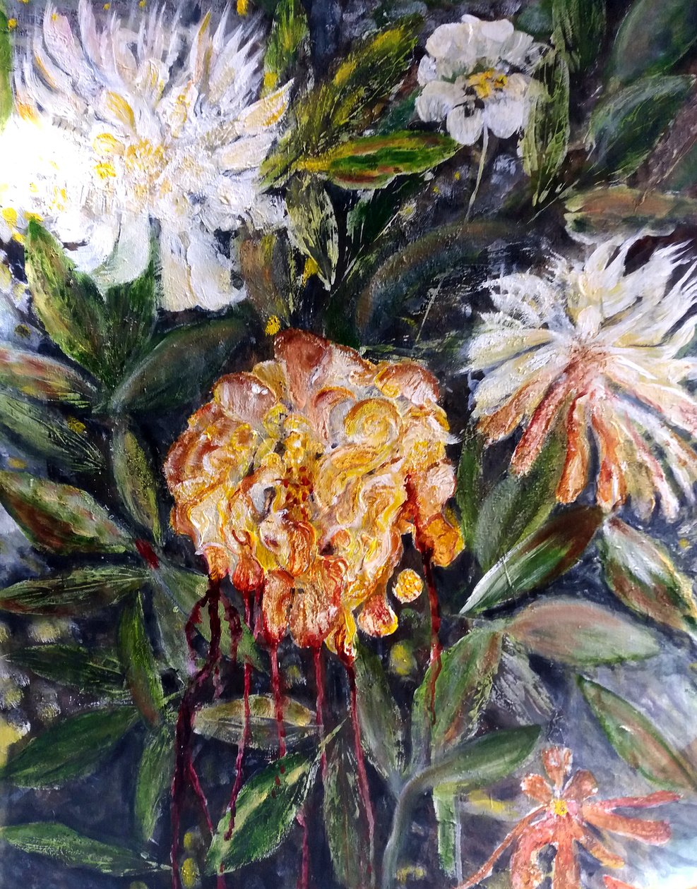 peonía sangrante, 2017 de jocasta shakespeare