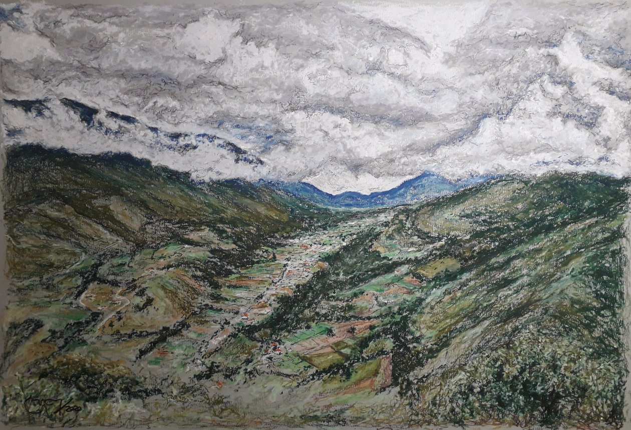 Los Andes Venezolanos - Aldea Venegara Edo. Táchira de miguelmendez_art.ve