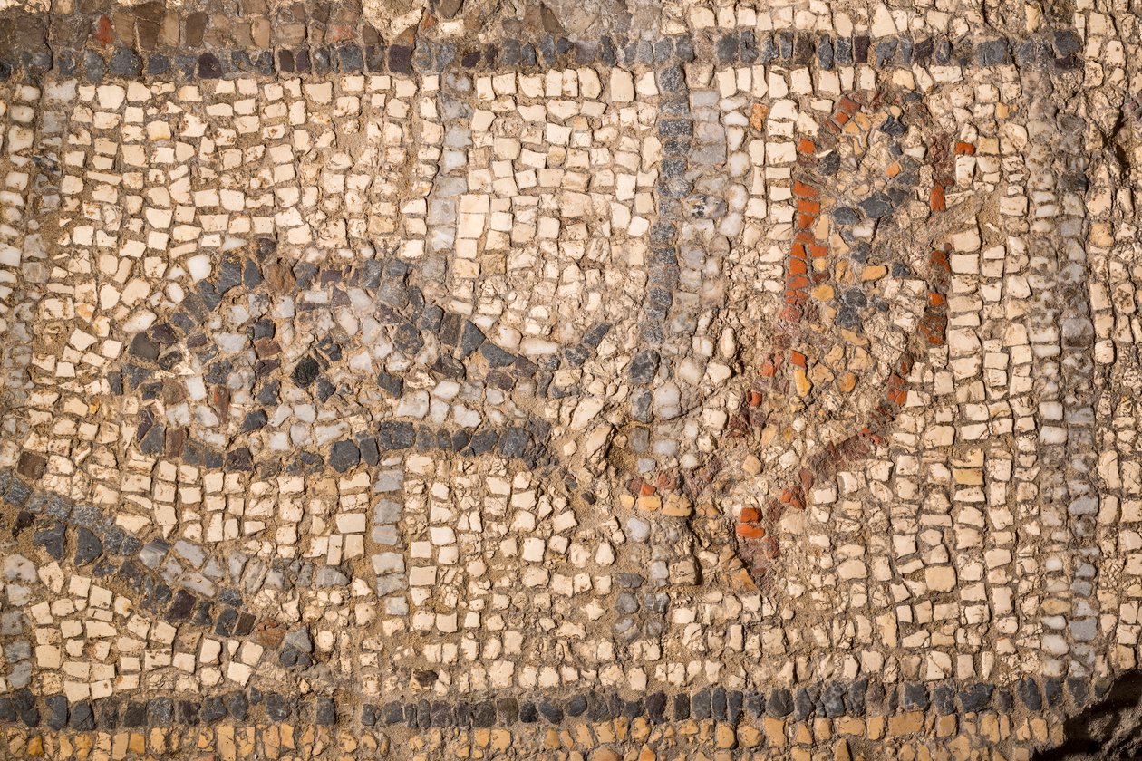 Mosaico de Timoteo, siglo VI (mosaico) de School Italian