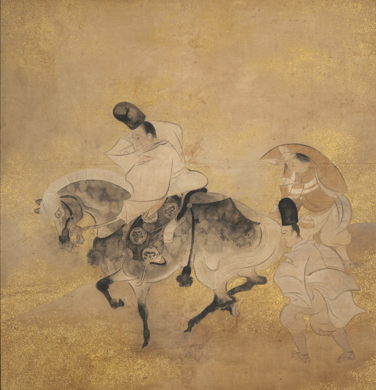 Cruce en Sano de studio of Tawaraya Sōtatsu