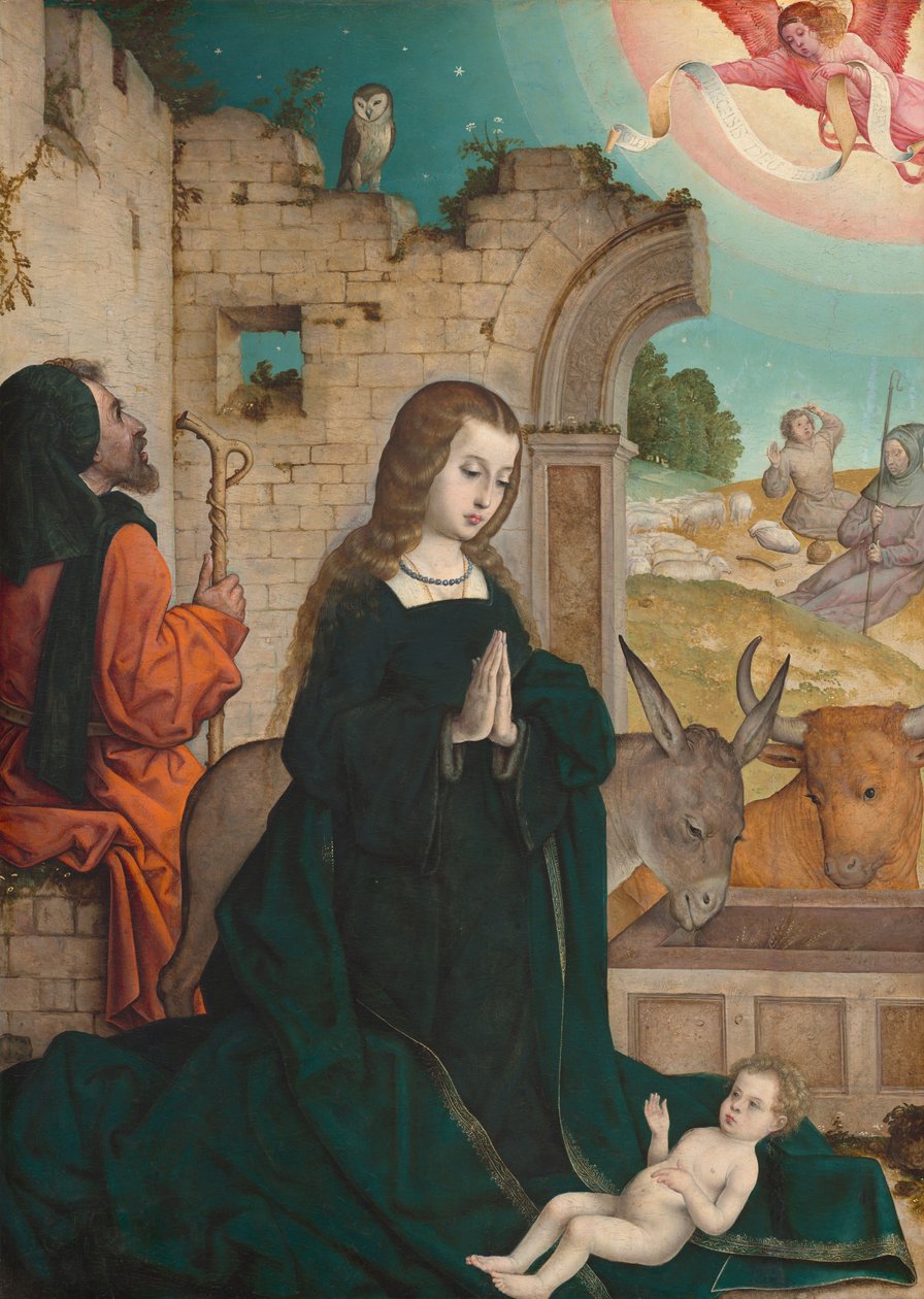 La Natividad, c. 1508-1519 de the Elder Juan de Flandes
