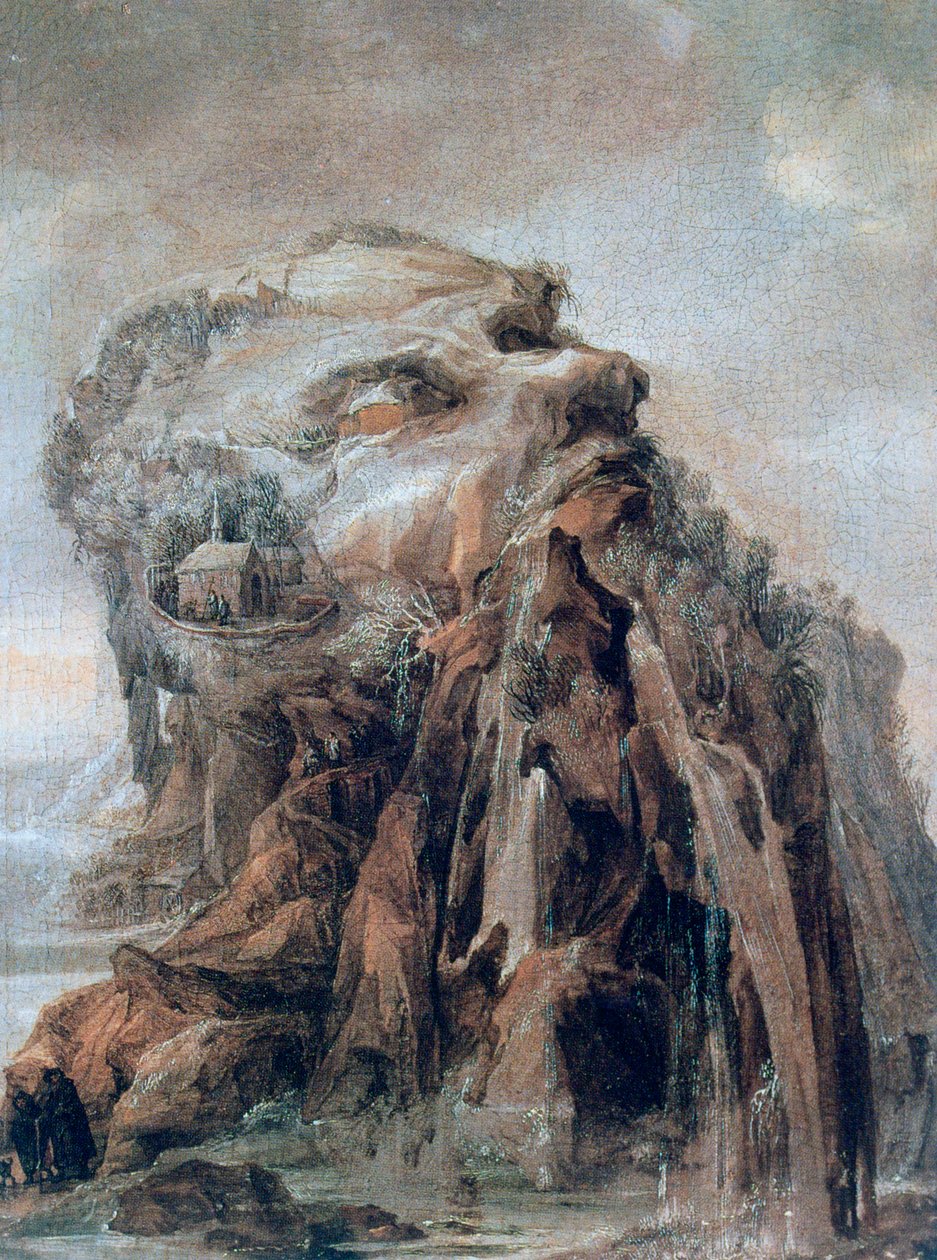 Paisaje Antropomórfico, c. 1600-1635 de the younger Joos de Momper