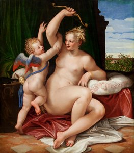Venus desarmando a Cupido